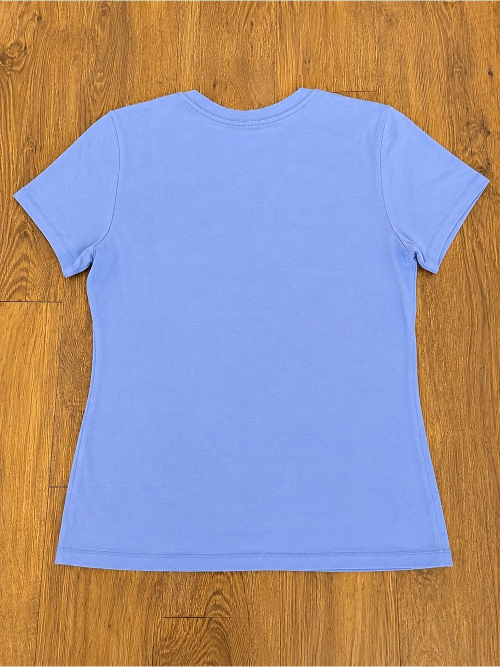 Life Is Good Bee Graphic V Neck T Shirt Blue Womens Small - Picture 3 of 3